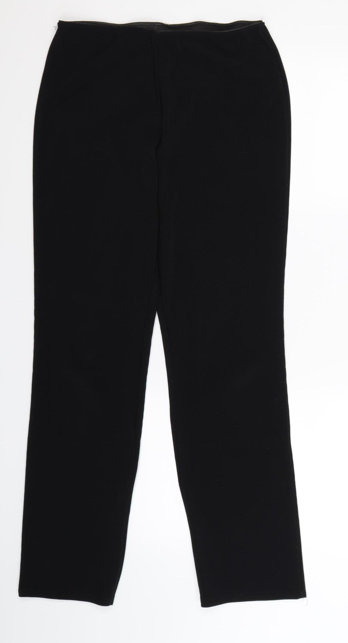 Ellie Louise Womens Black   Trousers  Size 14 L28 in