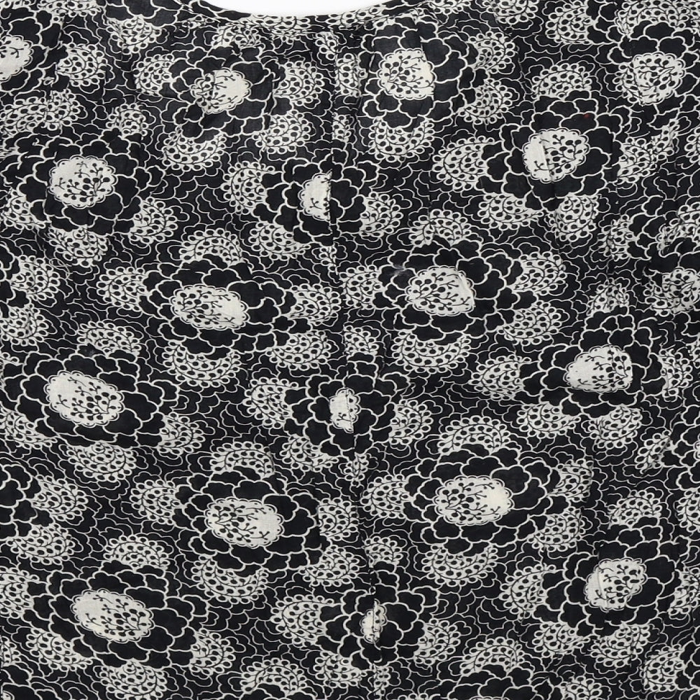 French Connection Womens Black Floral  Camisole Blouse Size 10