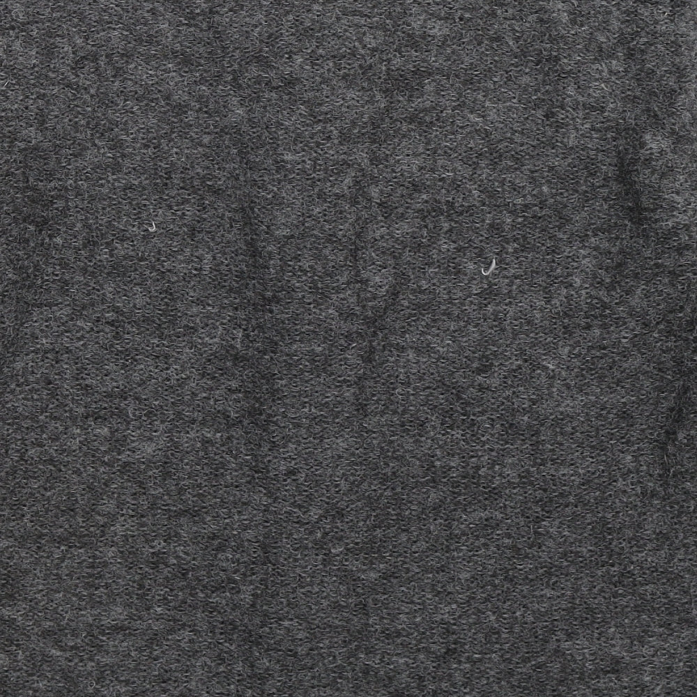 AKD A WEST Womens Grey  Knit Cardigan Jumper Size 14