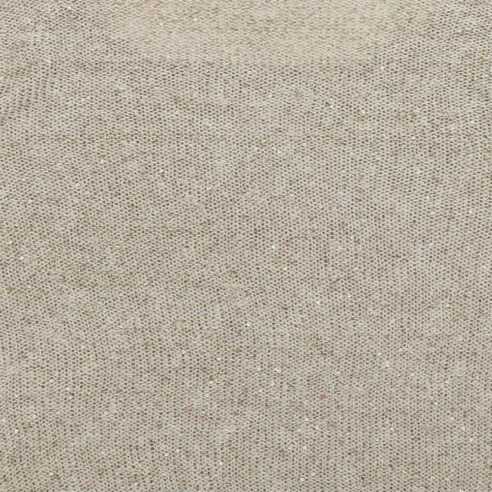 Mandi Womens Beige  Knit Pullover Jumper Size 12  - Oversized