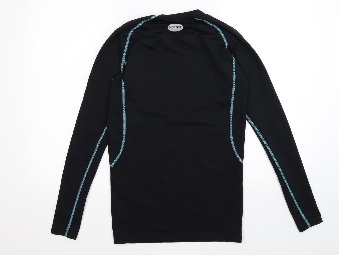 skin360 Mens Black   Jersey T-Shirt Size M  - base layer
