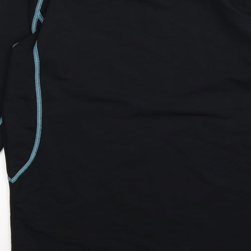 skin360 Mens Black   Jersey T-Shirt Size M  - base layer