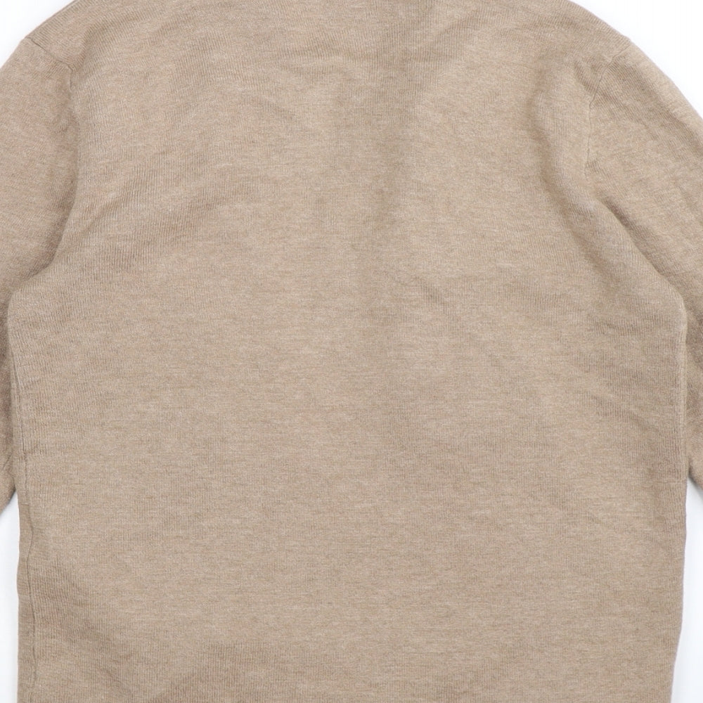 Primark Womens Beige  Knit Cardigan Jumper Size M  - waterfall