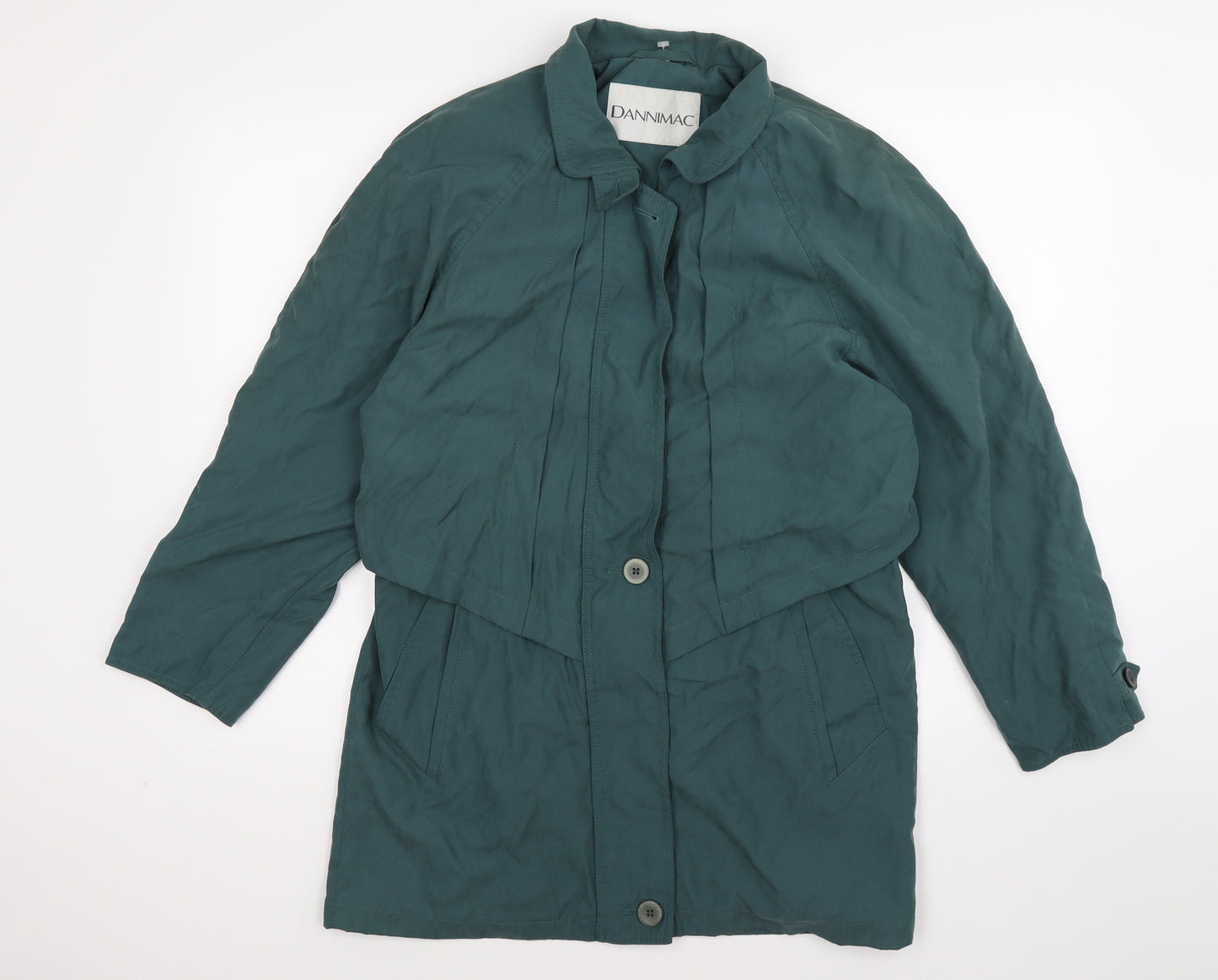 dannimac Womens Green   Rain Coat Coat Size S