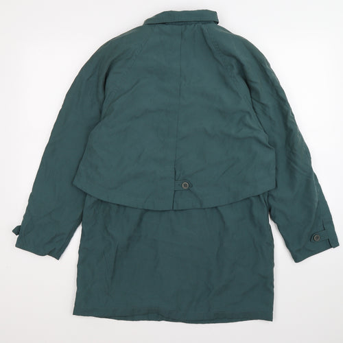 dannimac Womens Green   Rain Coat Coat Size S
