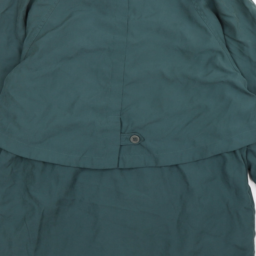 dannimac Womens Green   Rain Coat Coat Size S