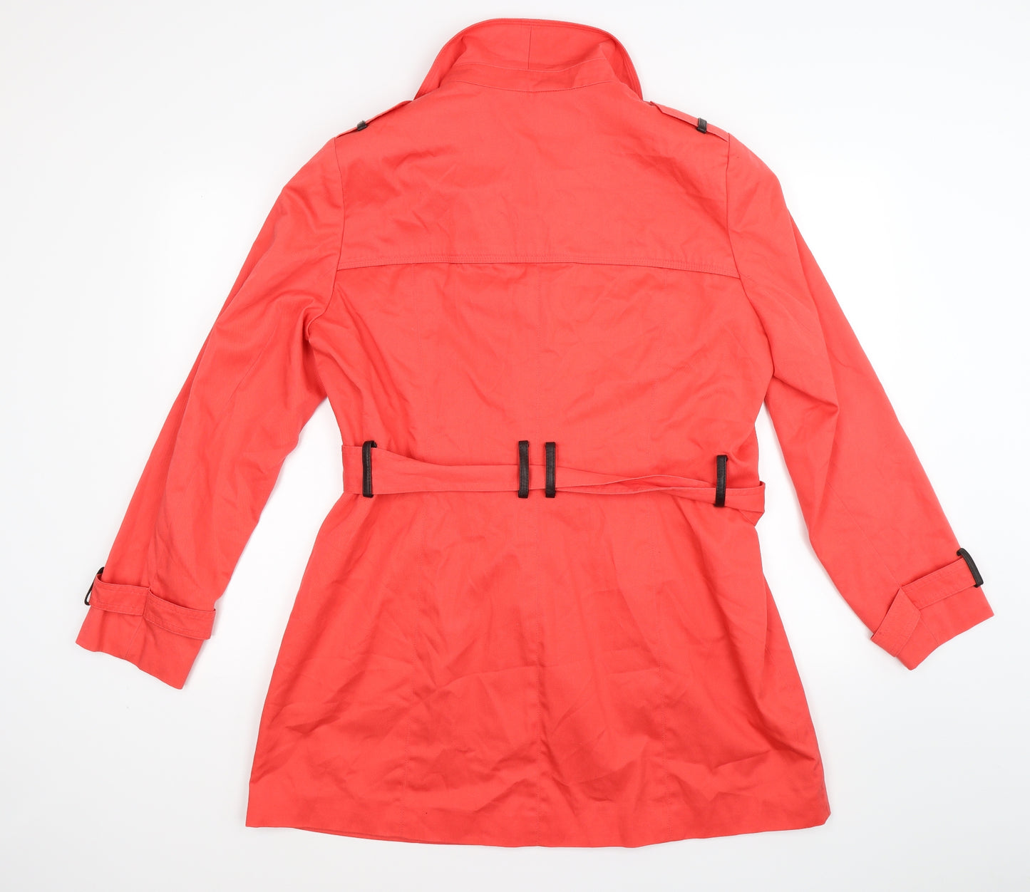 F&F Womens Orange   Pea Coat Coat Size 16