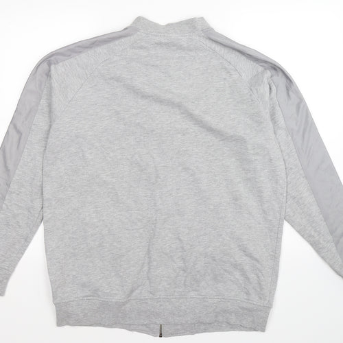 Livergy Mens Grey  Jersey Jacket  Size L  - royal