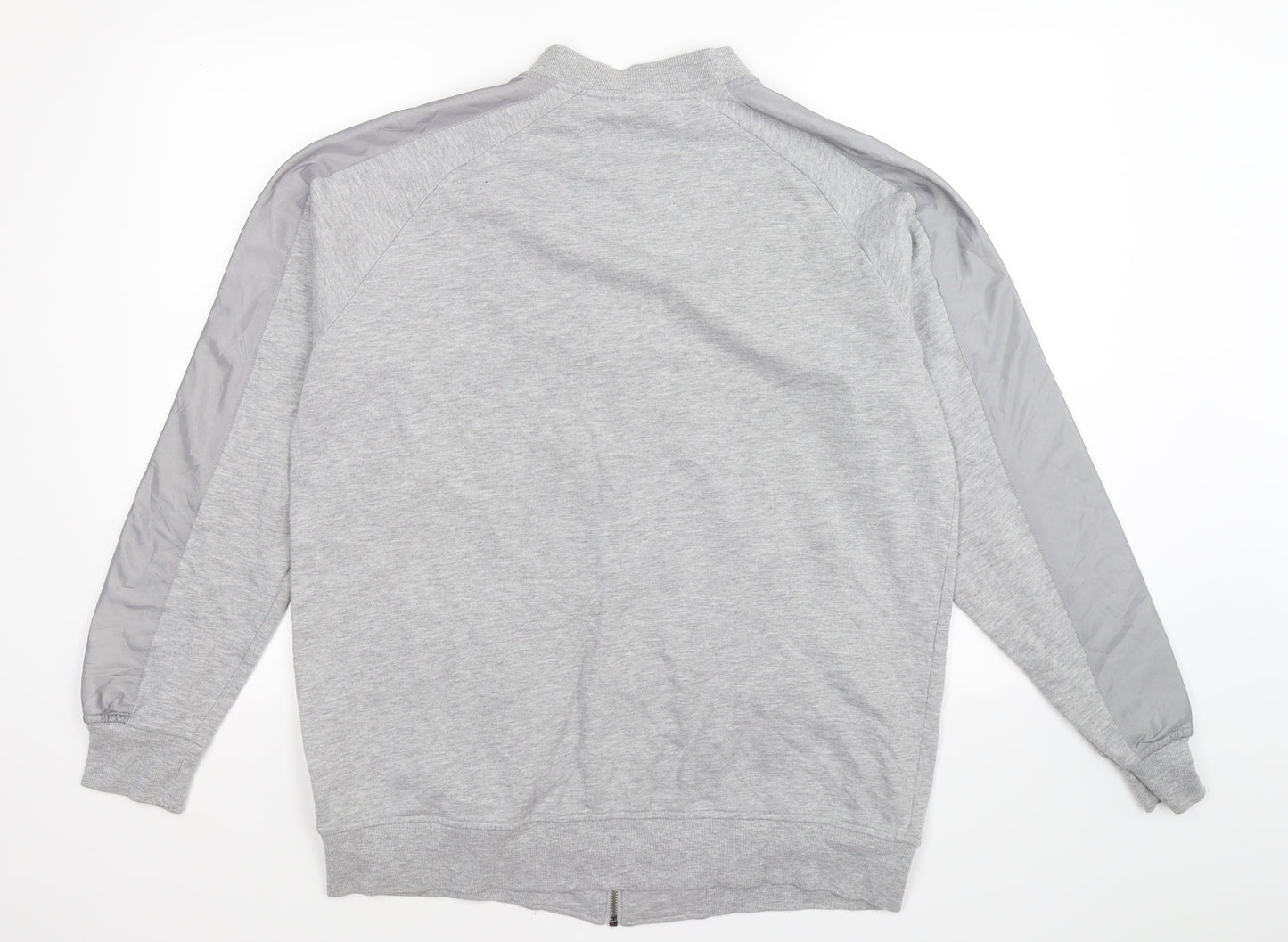 Livergy Mens Grey  Jersey Jacket  Size L  - royal