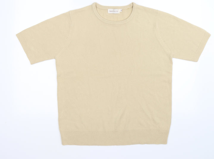 Bonmarché Womens Beige  Knit Pullover Jumper Size M