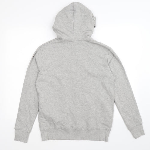 Preworn Womens Grey  Jersey Pullover Hoodie Size L  - rappers delight lyrics