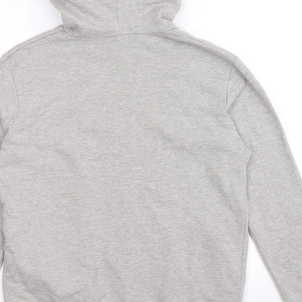 Preworn Womens Grey  Jersey Pullover Hoodie Size L  - rappers delight lyrics