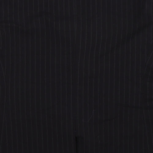 Butler & Webb Mens Blue Striped  Jacket Suit Jacket Size 44