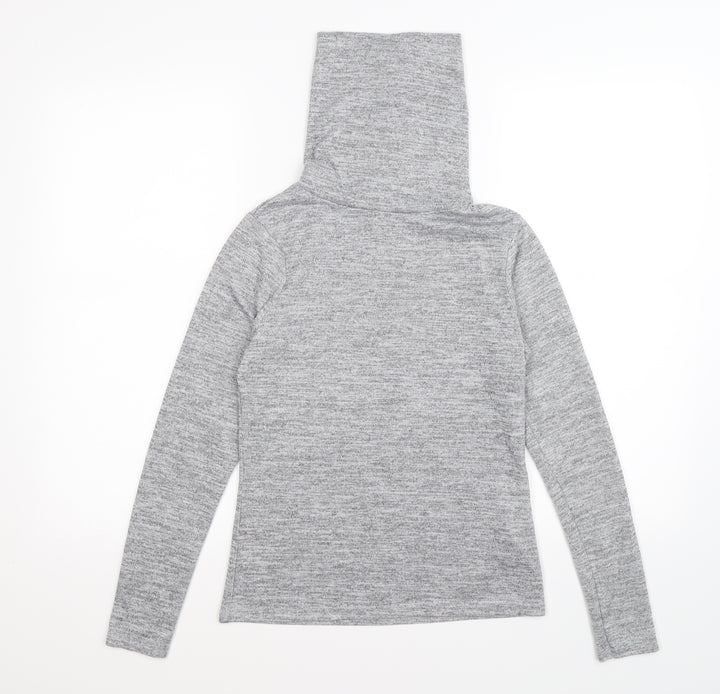 New Look Womens Grey Knit Pullover Jumper Size 8