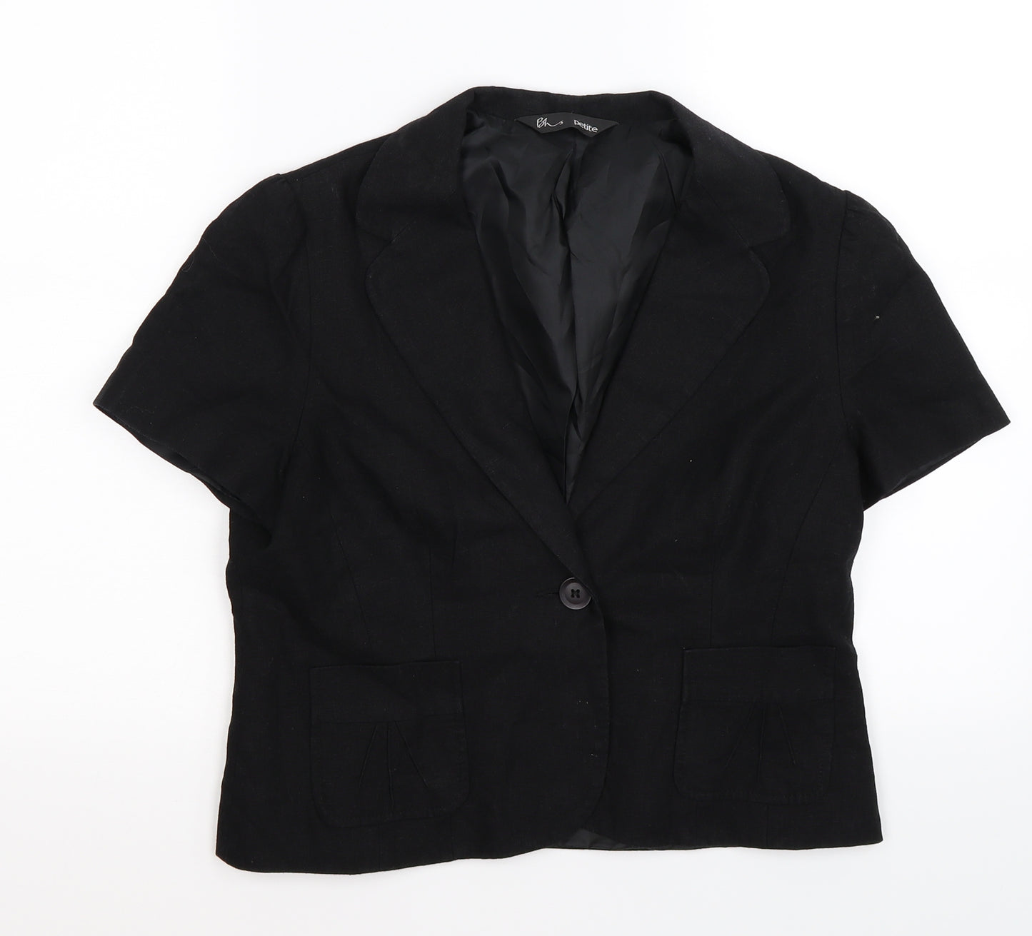 BHS Womens Black   Jacket Blazer Size 14