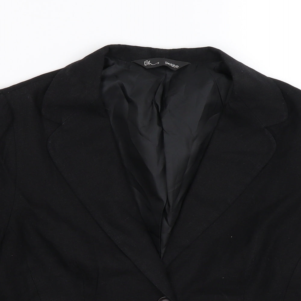 BHS Womens Black   Jacket Blazer Size 14