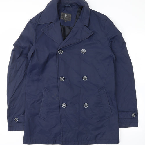 Marks and Spencer Womens Blue   Trench Coat Coat Size M
