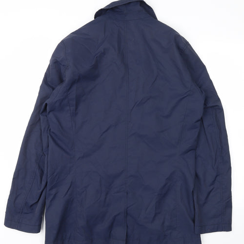 Marks and Spencer Womens Blue   Trench Coat Coat Size M