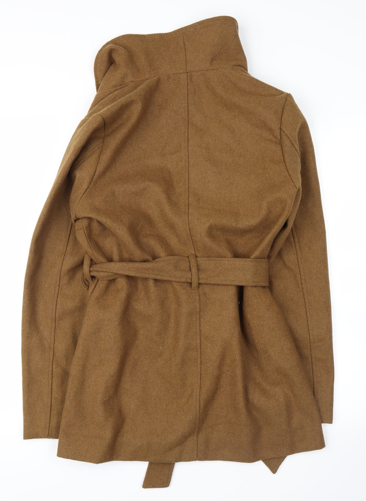 AX Paris Womens Brown   Trench Coat Coat Size 12