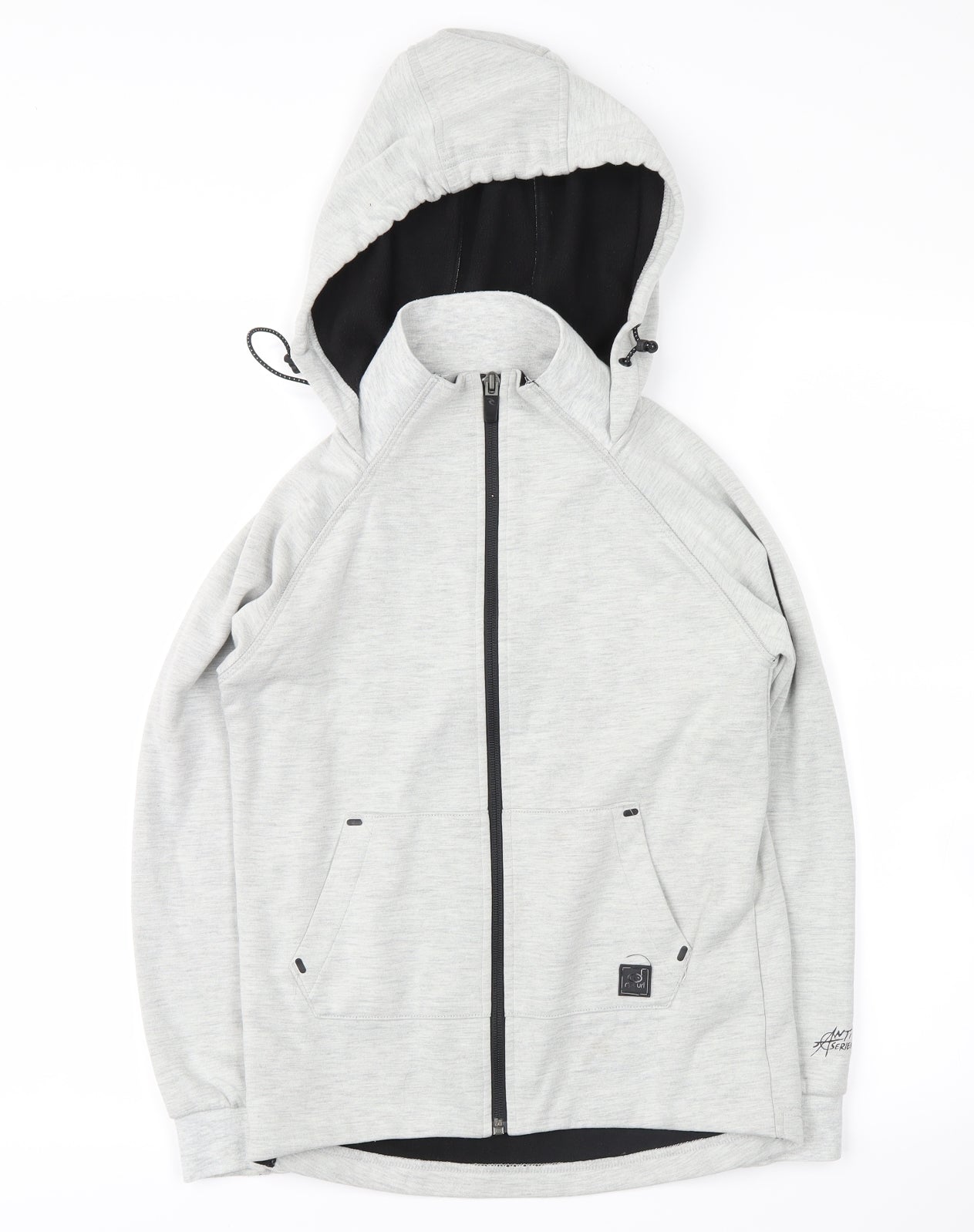 anti series Womens Grey   Full Zip Hoodie Size 10