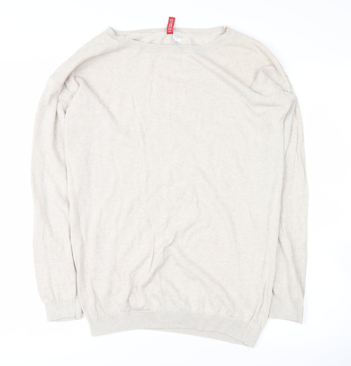 Divided Womens Beige Pullover Jumper Size XS