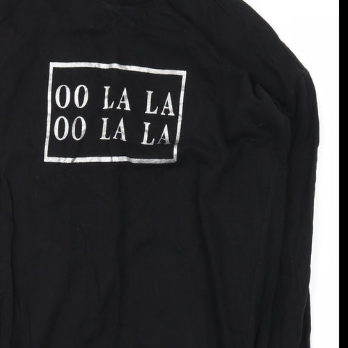 Atmosphere Womens Black   Pullover Sweatshirt Size 8  - Ooh La La