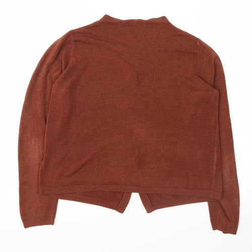 Marks and Spencer Womens Brown   Cardigan Jumper Size 12