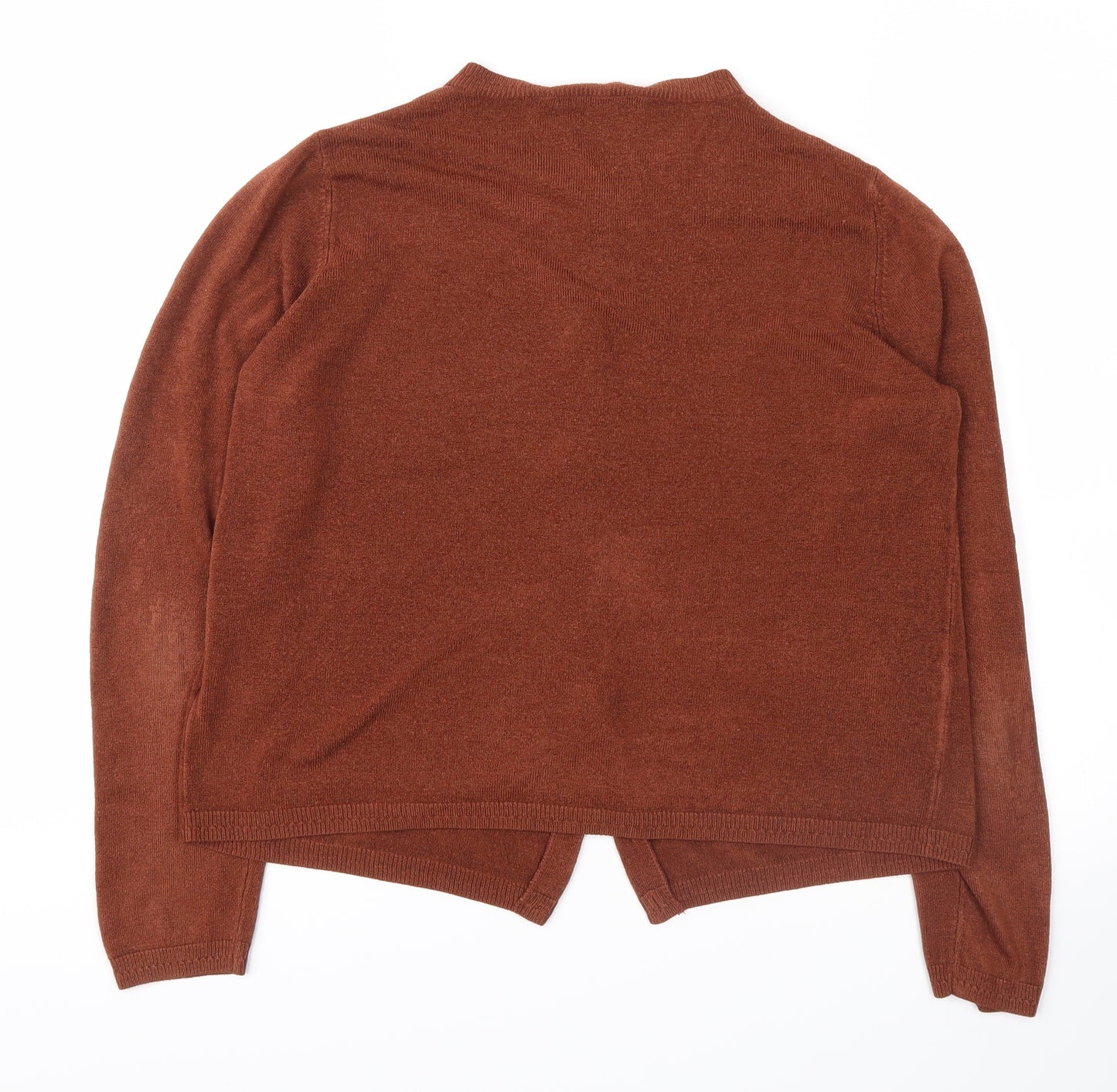 Marks and Spencer Womens Brown   Cardigan Jumper Size 12