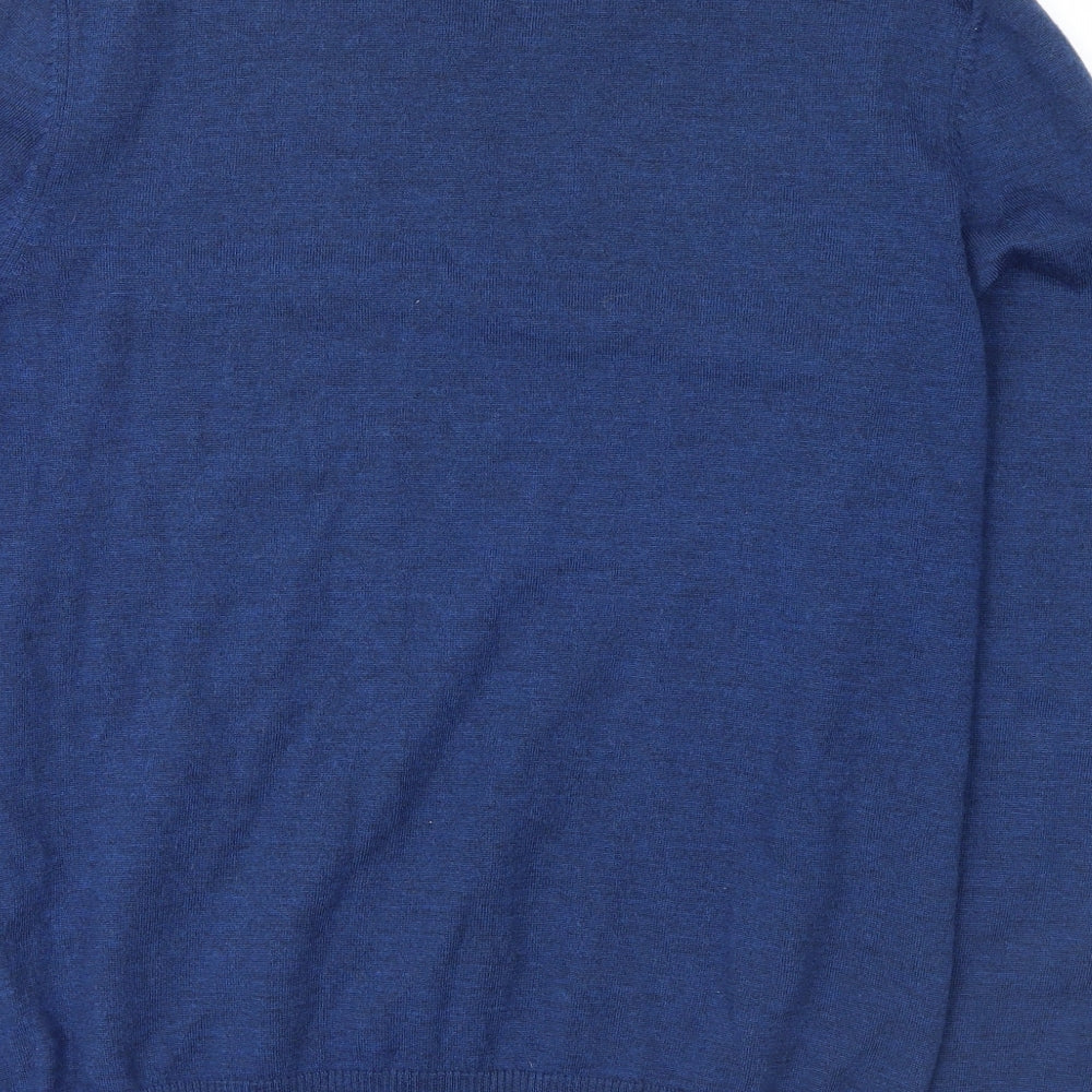 HUGO BOSS Mens Blue   Pullover Jumper Size L