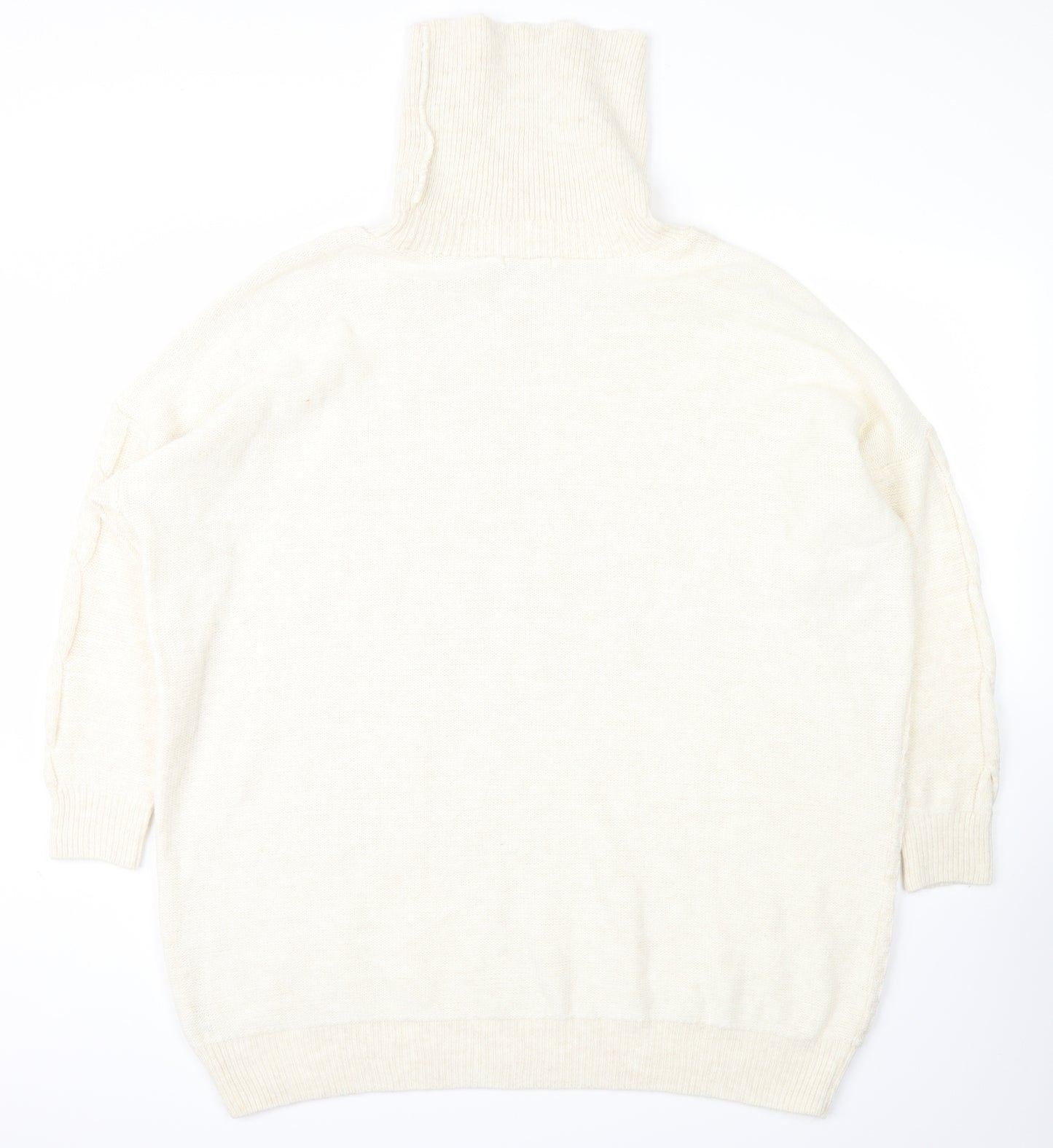 TU Womens White   Pullover Jumper Size L
