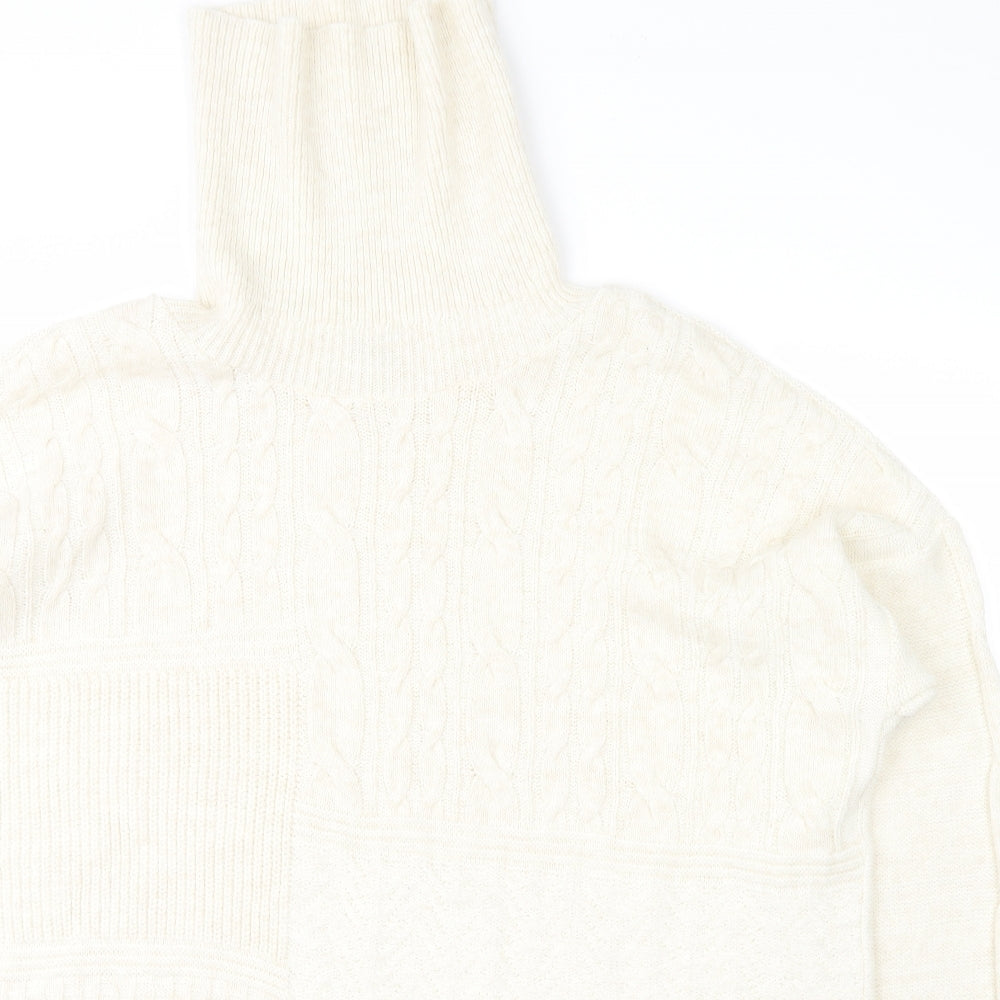 TU Womens White   Pullover Jumper Size L