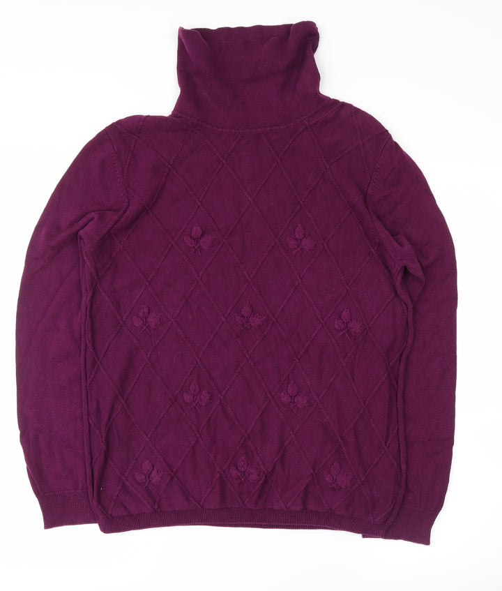 Jumper Womens Purple   Pullover Jumper Size M