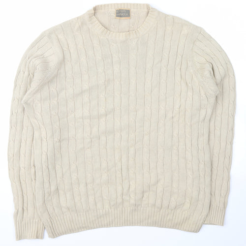 hutson harbour Womens Beige   Pullover Jumper Size L