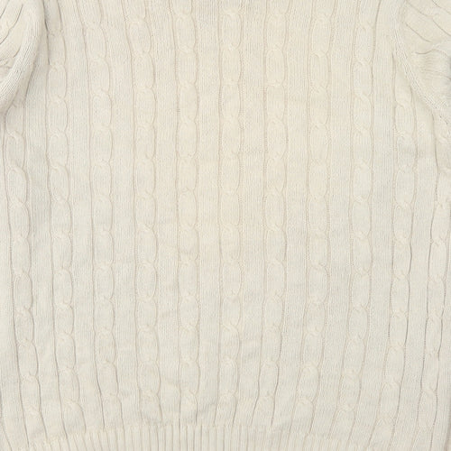 hutson harbour Womens Beige   Pullover Jumper Size L