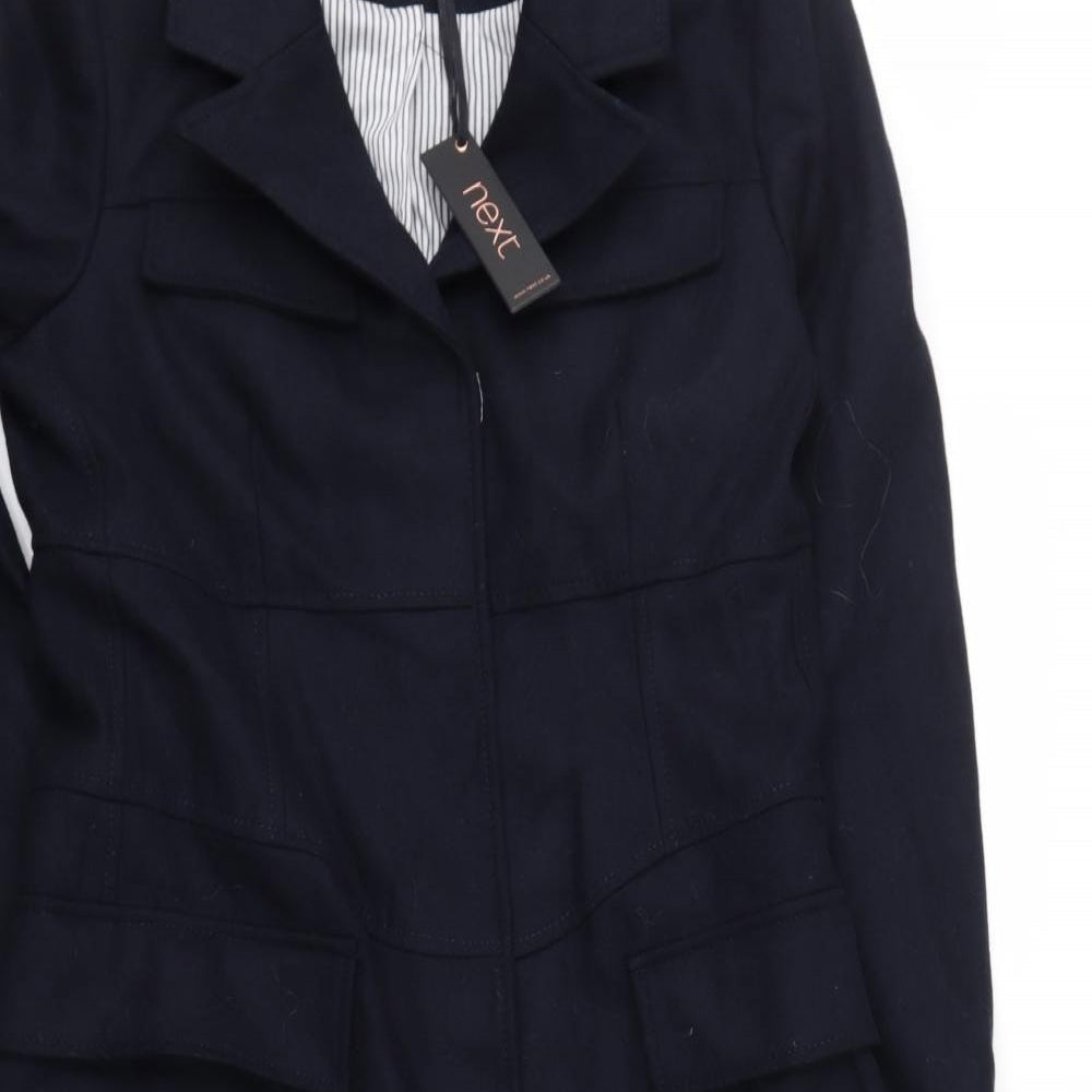 NEXT Womens Blue   Trench Coat Coat Size 12