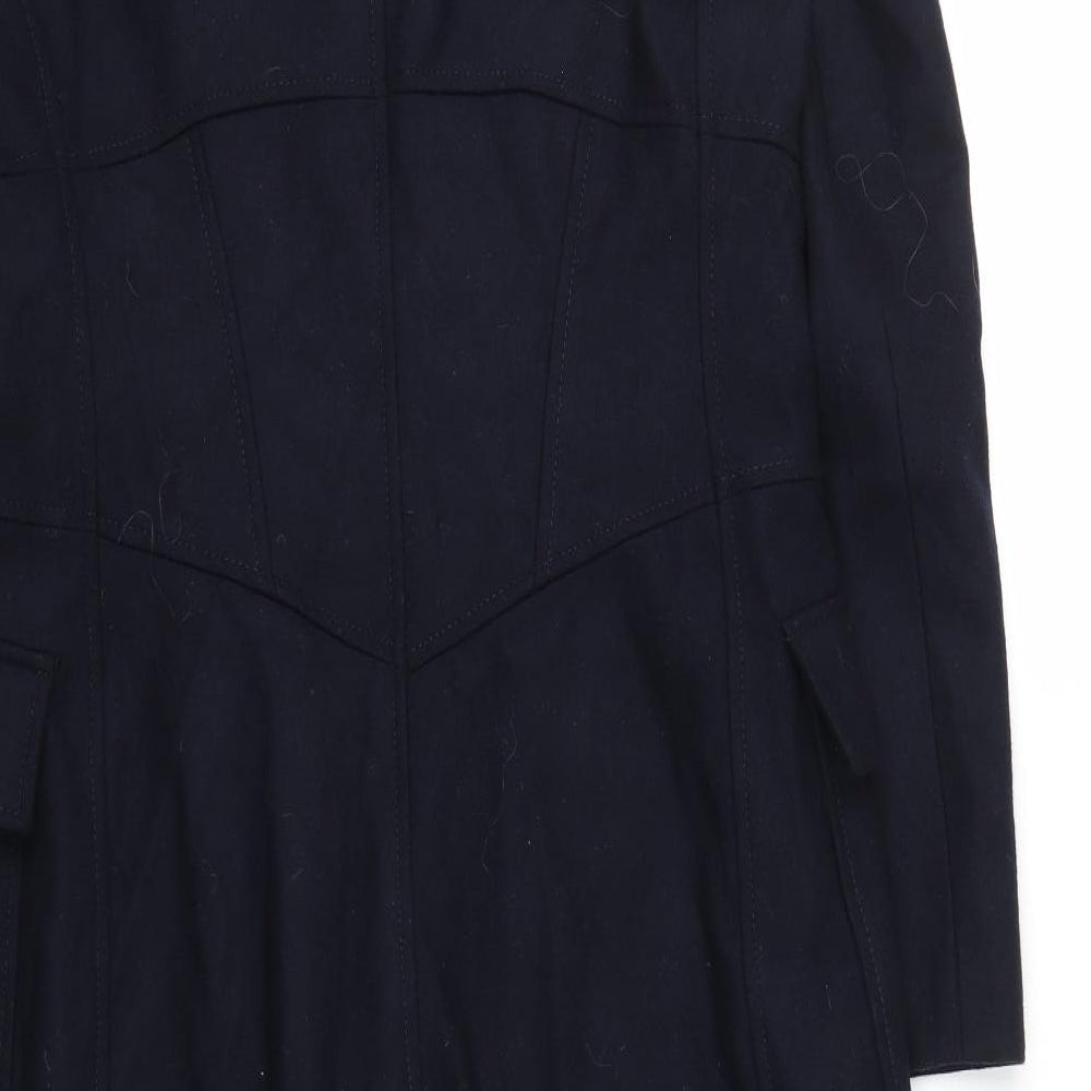 NEXT Womens Blue   Trench Coat Coat Size 12