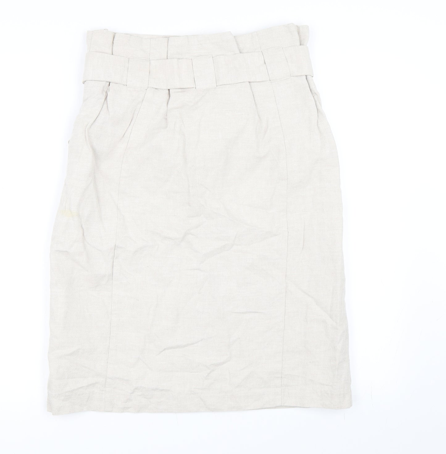 H&M Womens Beige   Straight & Pencil Skirt Size 12