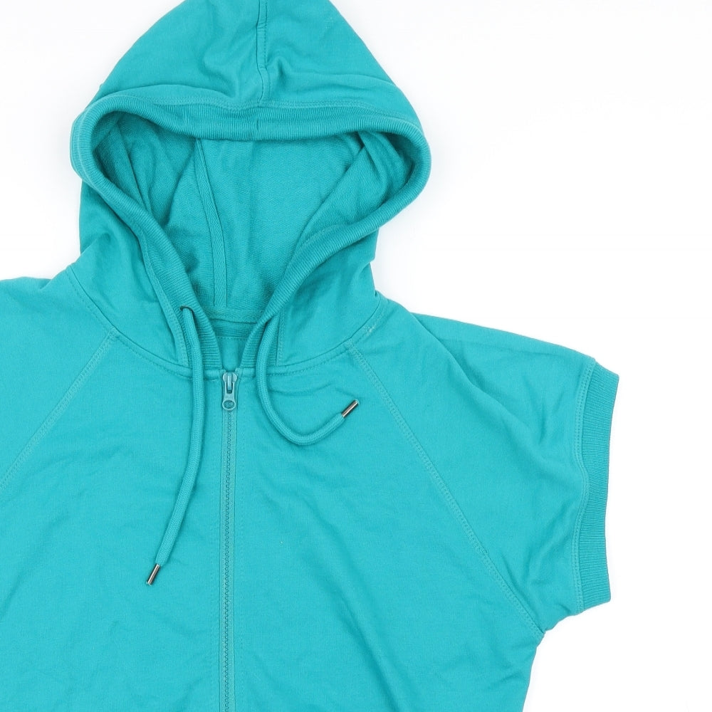 F&F Womens Blue   Full Zip Hoodie Size 16
