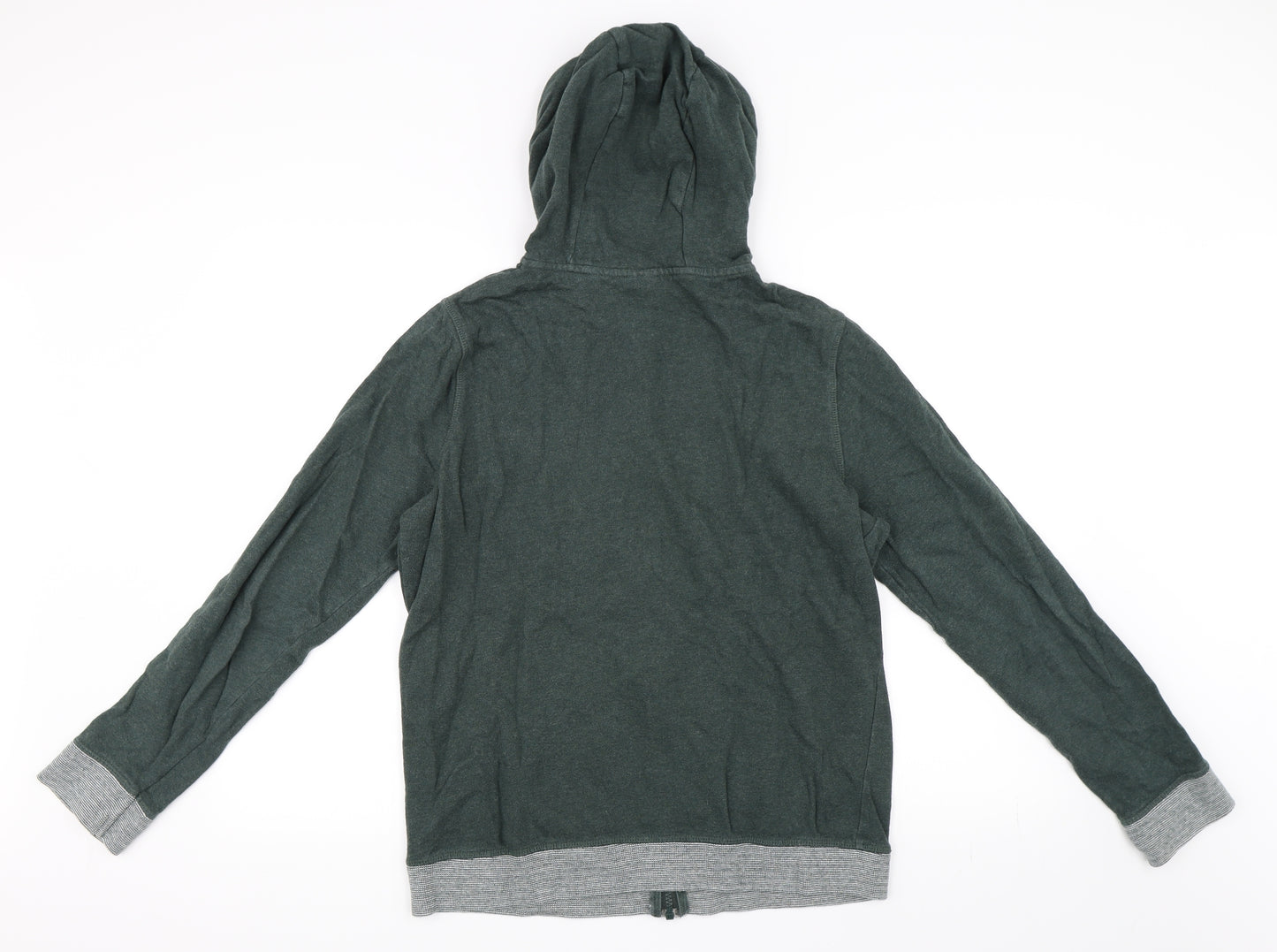 F&F Boys Green   Full Zip Hoodie Size 13-14 Years