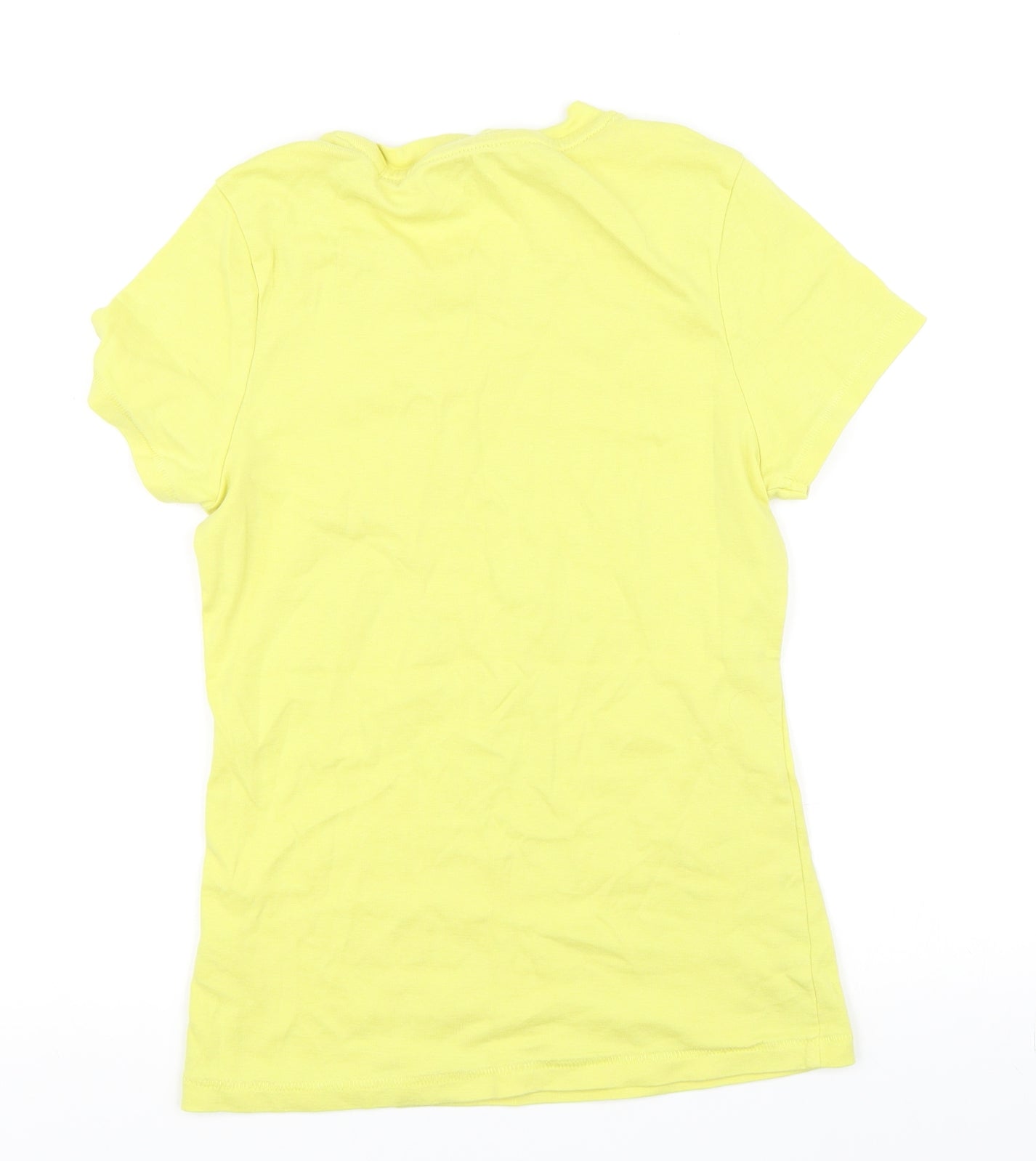 TU Womens Yellow   Basic T-Shirt Size 12