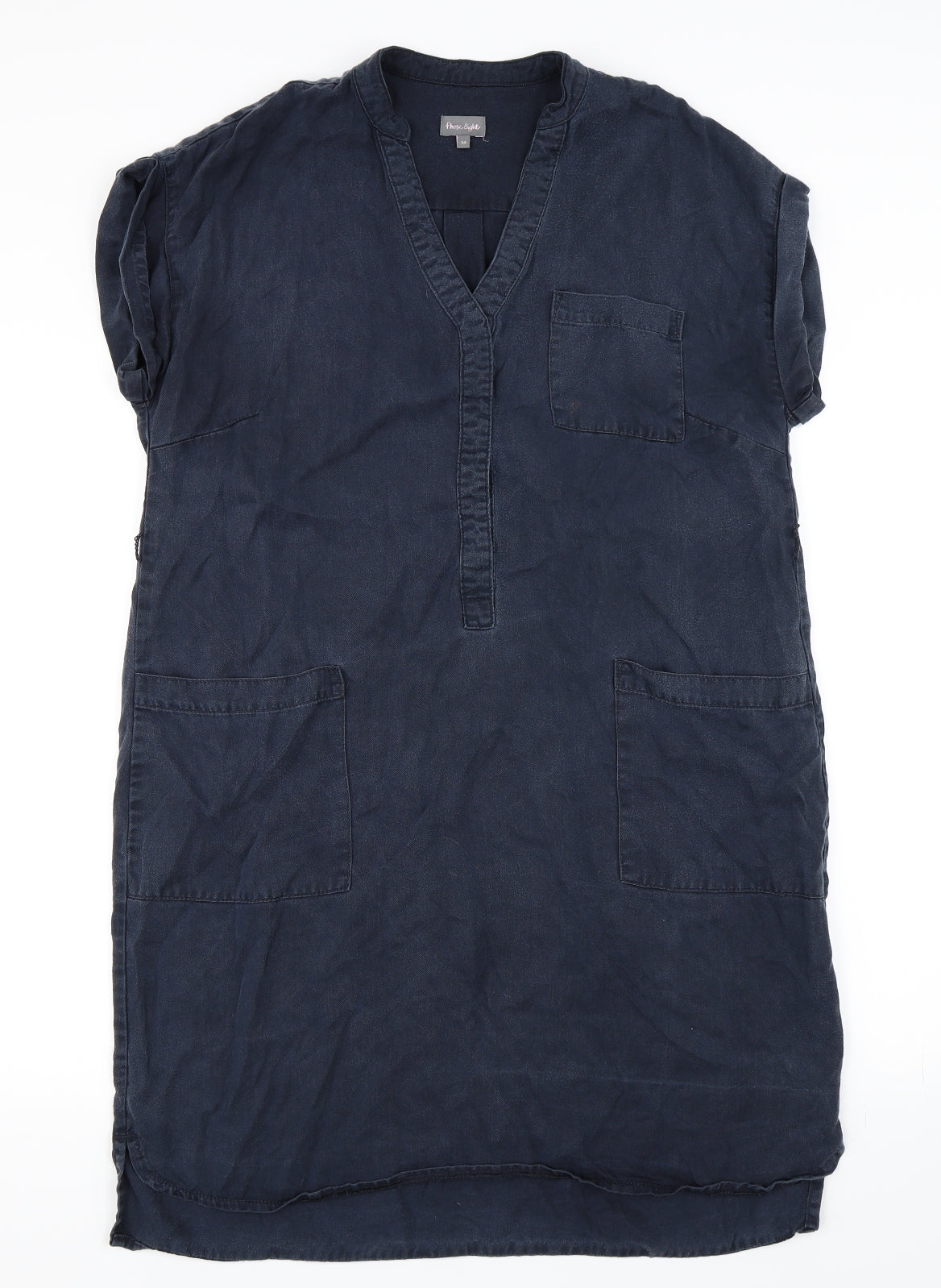 Phase Eight Womens Blue   T-Shirt Dress  Size 14