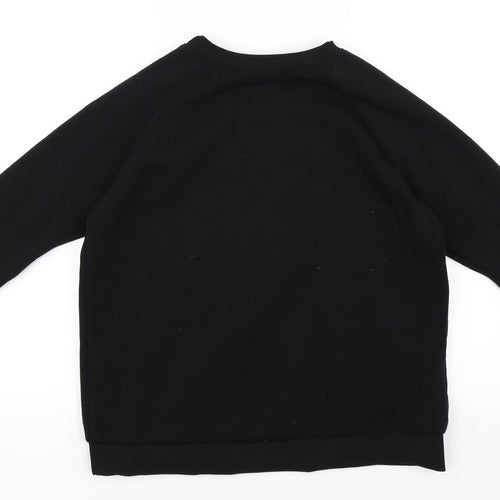 PRETTYLITTLETHING Womens Black   Pullover Sweatshirt Size M
