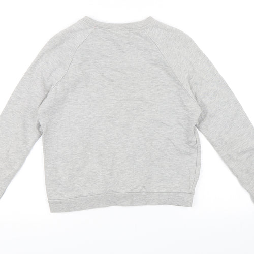 H&M Womens Grey   Pullover Sweatshirt Size S
