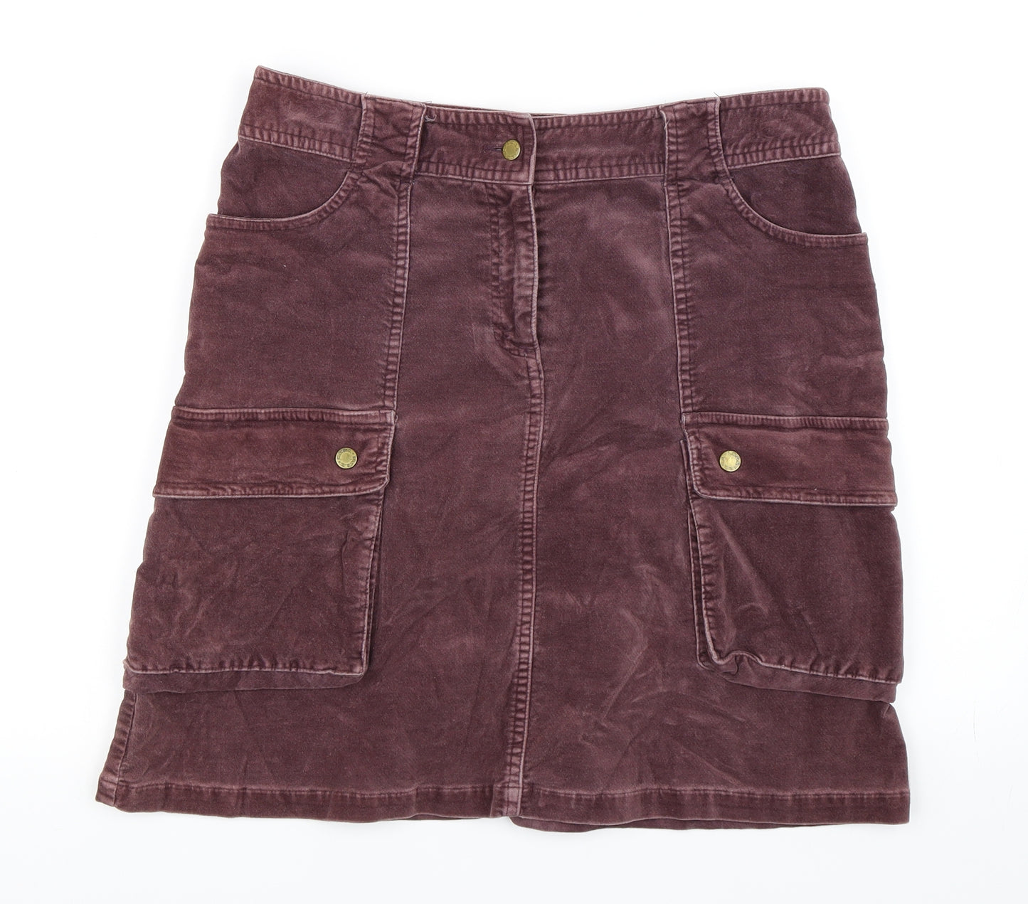 H&M Womens Purple   A-Line Skirt Size 14