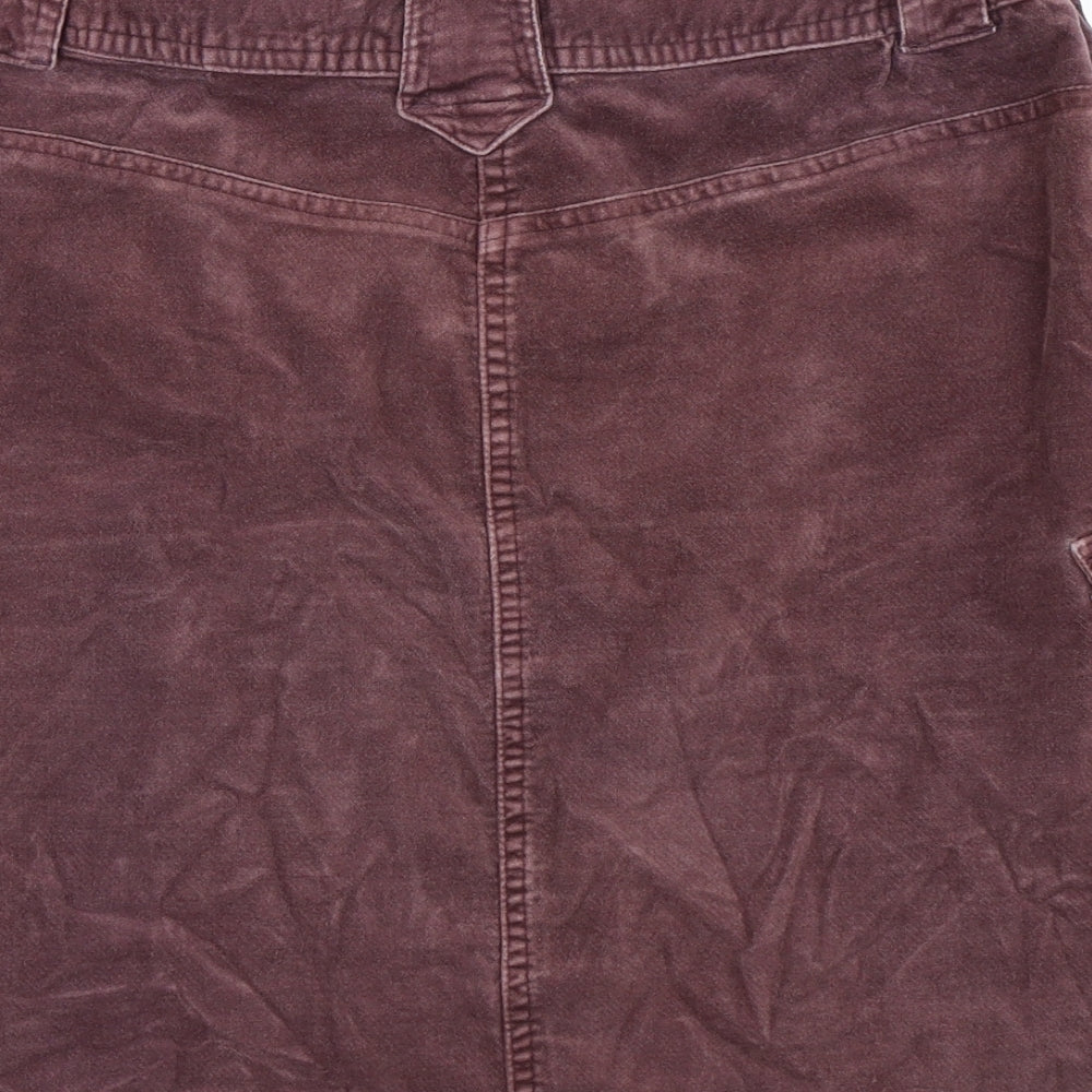 H&M Womens Purple   A-Line Skirt Size 14