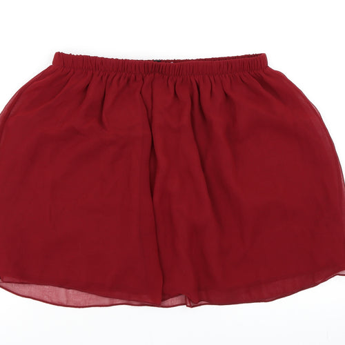 Missguided Womens Red   Mini Skirt Size S