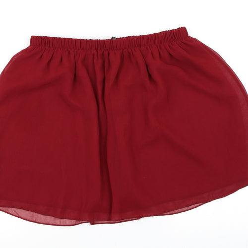 Missguided Womens Red   Mini Skirt Size S