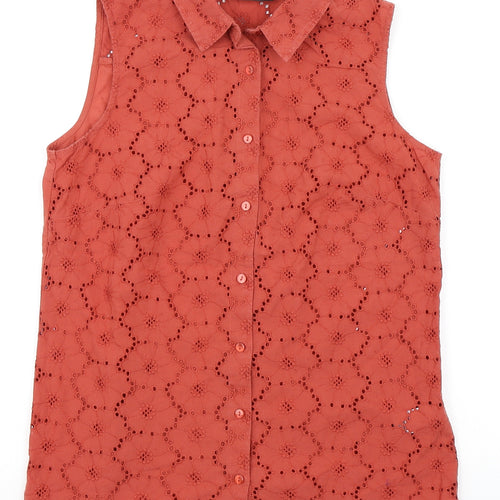 Le Bon Marché Womens Orange   Basic Tank Size 10