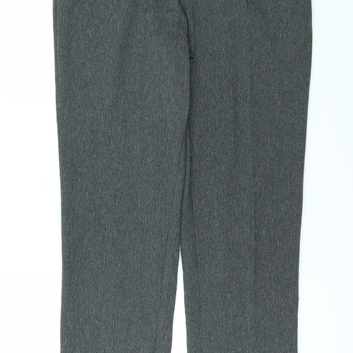 Papaya Womens Grey   Trousers  Size 10 L28 in