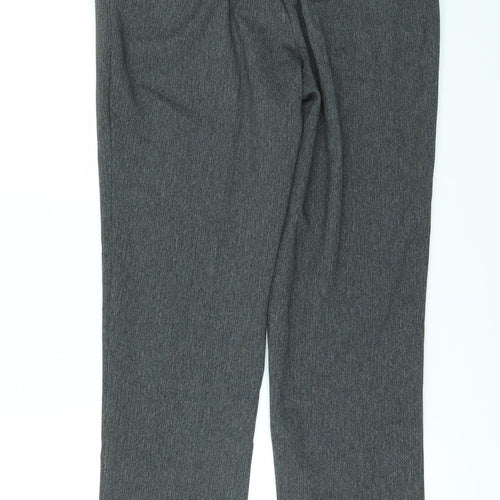 Papaya Womens Grey   Trousers  Size 10 L28 in
